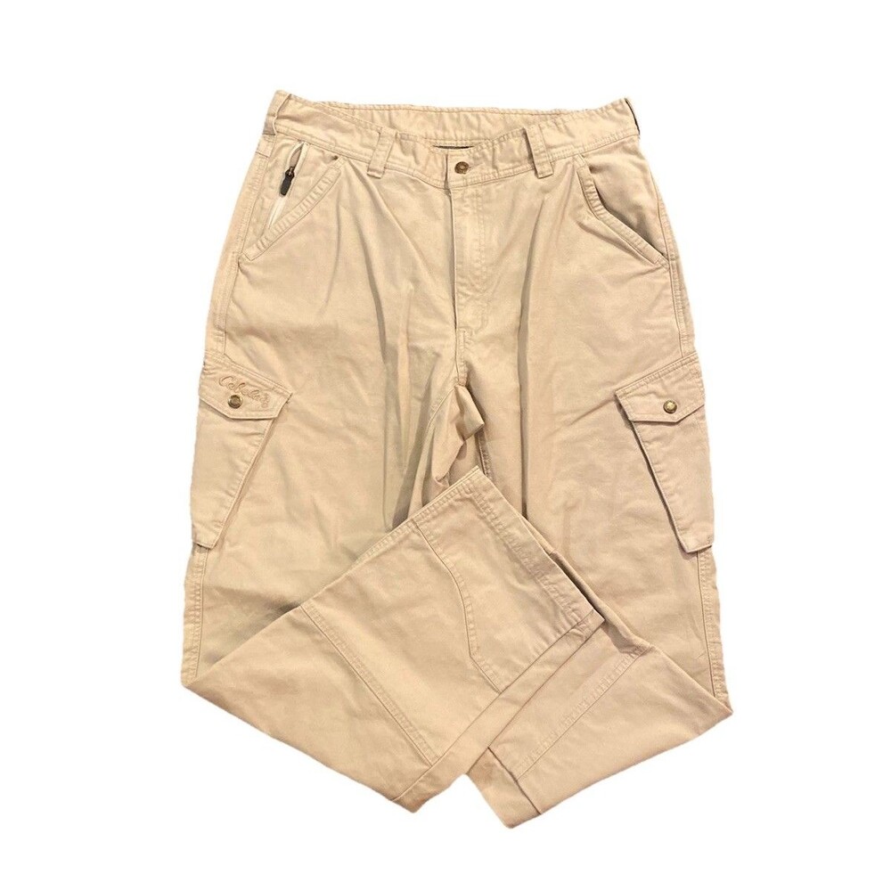 Cabela’s Men’s Cargo Pants Size 36X32 Beige Work Outdoor